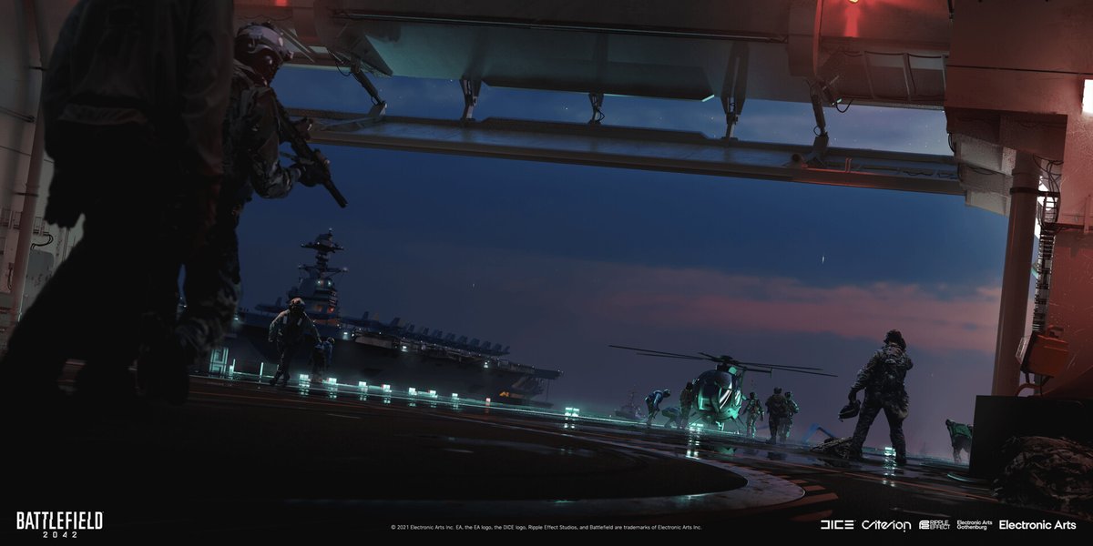 bf_archival's tweet photo. Concept art for the Exodus ship in Battlefield 2042 by Gabriel Wigren https://t.co/U3lwyMaS3l