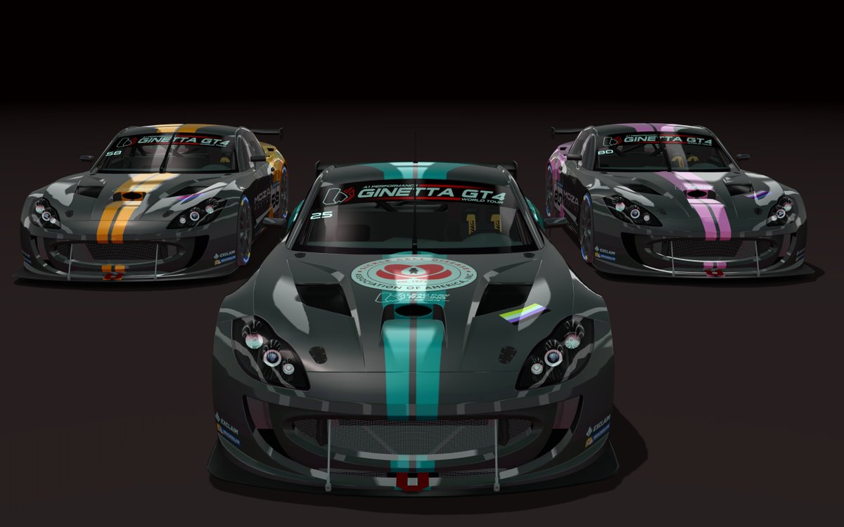 LeadPawRacing's tweet photo. "...And two more will grow"
Two new cars join the official LPR entry into the @LeadPawLeague Ginetta GT4 World Tour! 

#25 - Pan
#80 - Quanti 
#58 - Liam (new Academy driver!!)

Next round is THIS SATURDAY at Chang International!
#AssettoCorsa #Simracing https://t.co/TiHgaDq7Wm