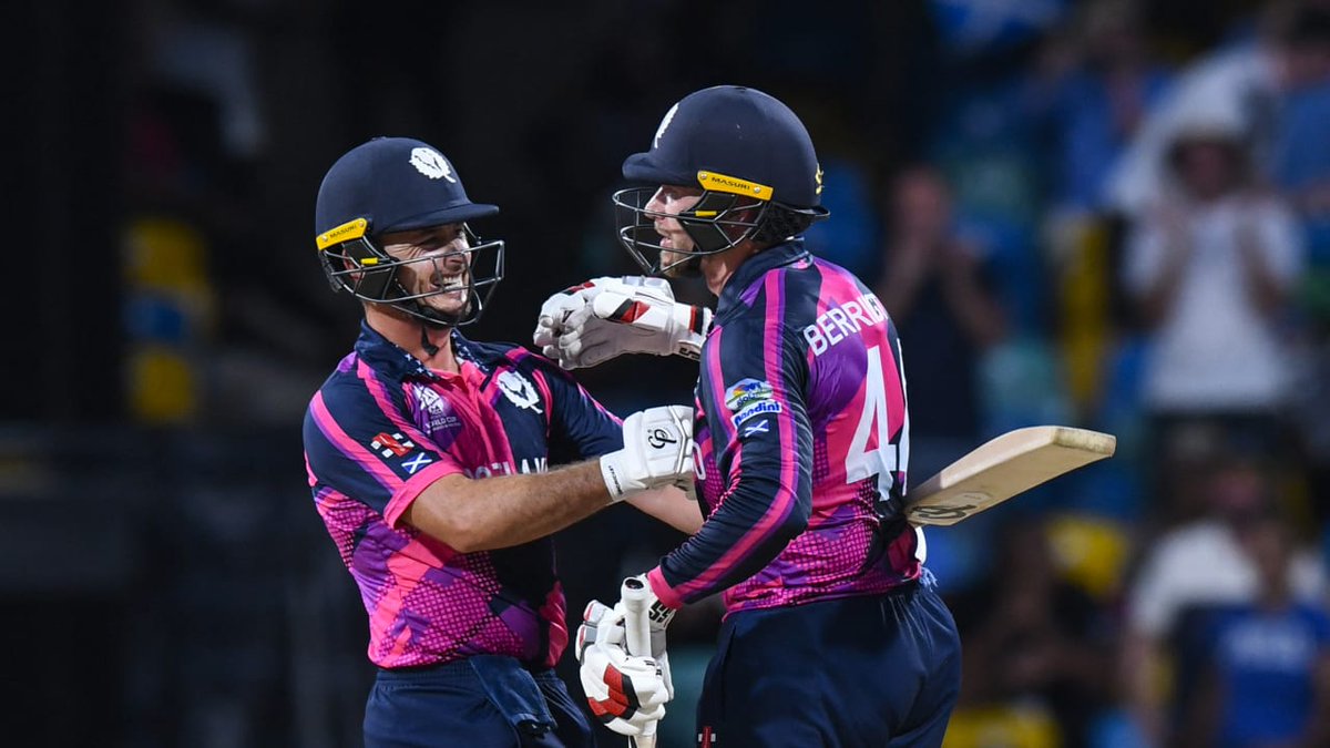 Cricket_World's tweet photo. Men's T20 World Cup, Match 12: NAM vs SCO - Scotland hold nerve to beat Namibia by 5 wickets
🏏🌎🏆🇳🇦 v 🏴
https://t.co/Egq8edtSeY
#NAMvSCO #T20WorldCup https://t.co/Xs8m7YMd5F
