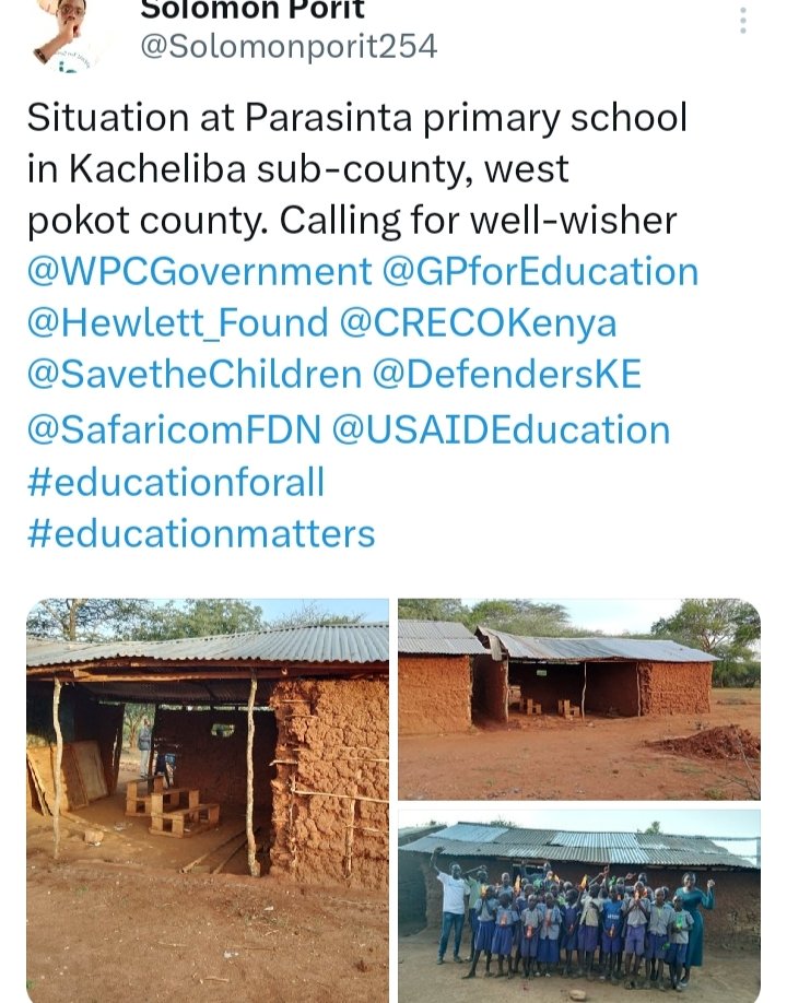 HILLARY19189952's tweet photo. It's very disappointing that we have  a government and students are learning in such schools. How do they really compete with other well equipped schools? https://t.co/yDgUhkEscq