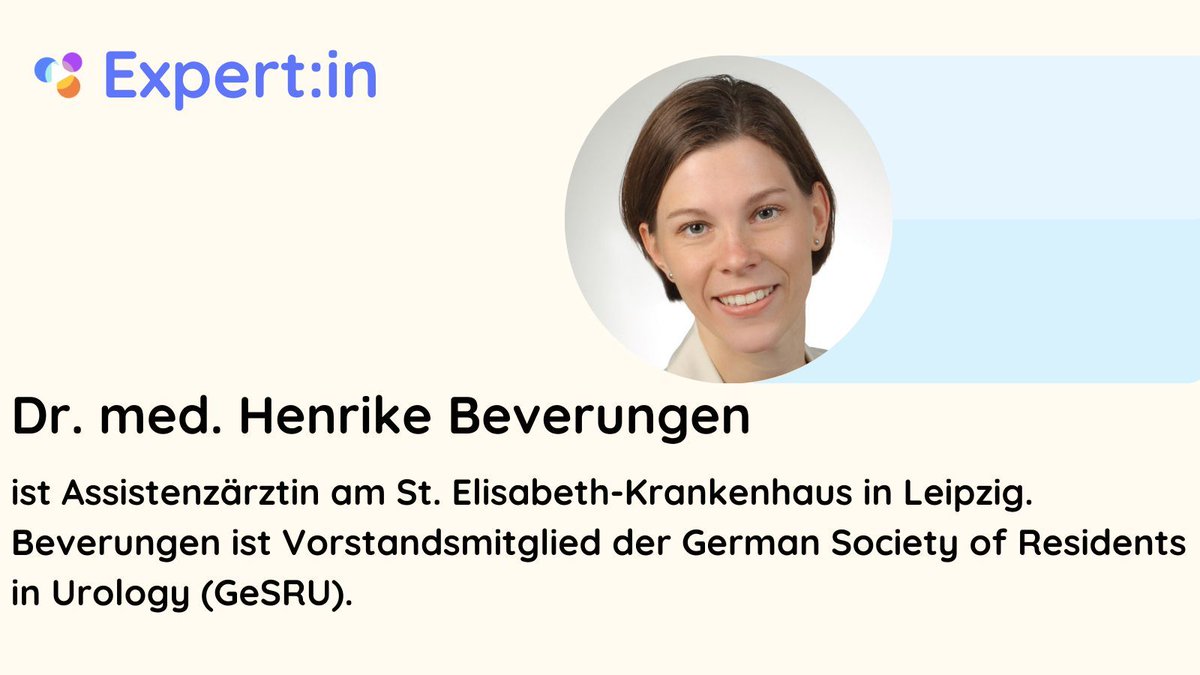 Neue Reihe- neue Expert:innen.

Willkommen bei urotube!
buff.ly/3yZlebl