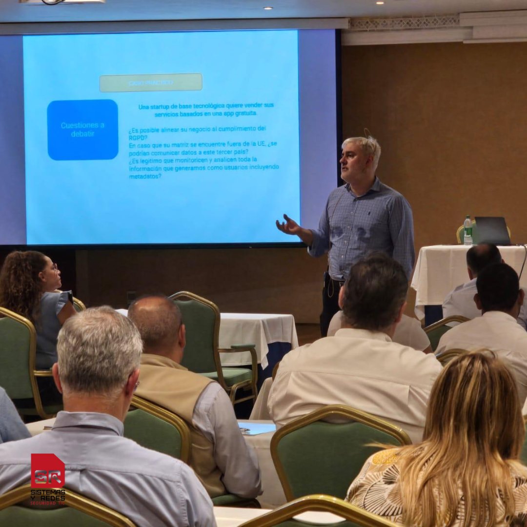 sistemasredes's tweet photo. ¡Gran noticia! Junto a @prodat , impartimos charlas de formación y concienciación en R2Hotels, Fuerteventura 🌴🏨. Fortalecemos conocimientos en #ciberseguridad y #proteccióndedatos para un entorno más seguro. #SistemasYRedes #PRODAT #SeguridadDigital https://t.co/xOlkxENKVw