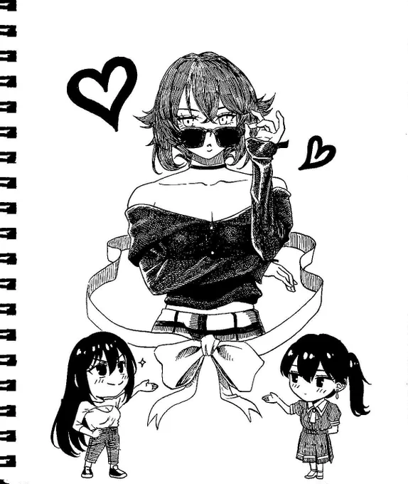 ということでむっちゃん&姉妹たちです♥

初描きでしたが、描いてて楽しい子ですね(๑'ლ`๑)フフ♡ 