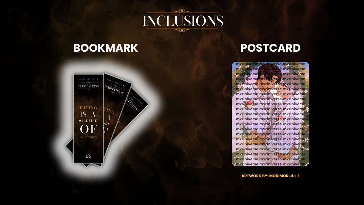 mxriniverse's tweet photo. TRY AGAIN: TEMPTATIONS PHYSICAL BOOK 

BATCH 2 is now open!

ETA: July-Aug 2024
DOO: June 14, 2024
DOP: June 15, 2024

Minimum of 5 orders to proceed.

Make sure to read everything before placing an order.
🔗 https://t.co/m0uRsoklgq https://t.co/OoTzdXV5QD