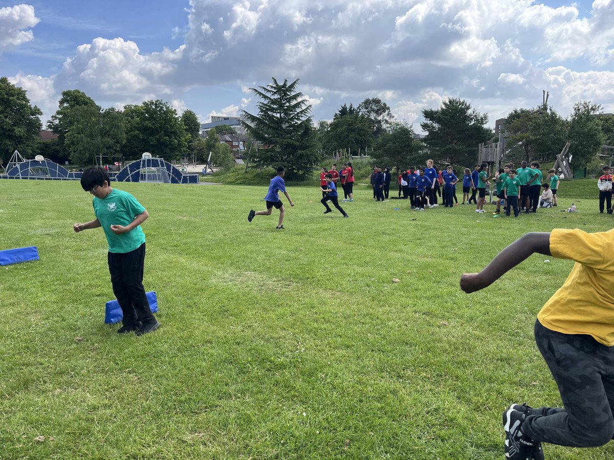 Practicing for the Olympic Sports Day! Can’t wait to win… 🥇💜💛🙌🏼 <a href="/HeadLHS/">Head@LauranceHaines</a> <a href="/LHS_Watford/">Laurance Haines School</a> <a href="/MissDosSantos1/">Miss Dos Santos</a> <a href="/PhysicalEdLHS/">LHS PE</a>