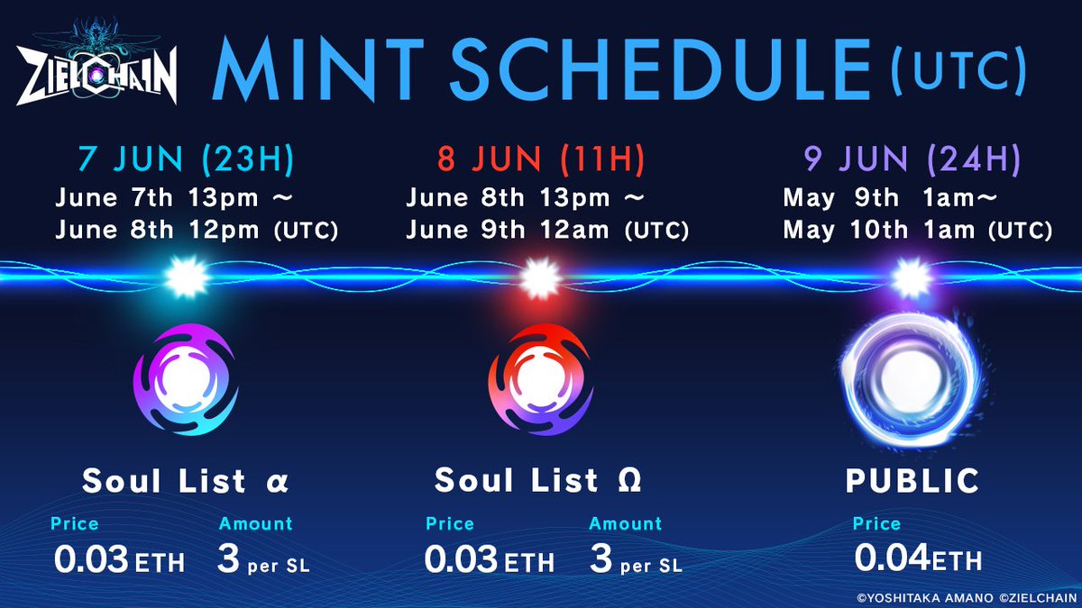 🔥ZIELCHAIN MINT site is open🔥

The ZIELCHAIN MINT site is now open on the ZIELCHAIN server!!
discord.com/invite/rNwArSw…

Please connect a wallet eligible for the Soul List and confirm the type and number of MINTs available. 
✅Please do not connect your wallet to URLs other than