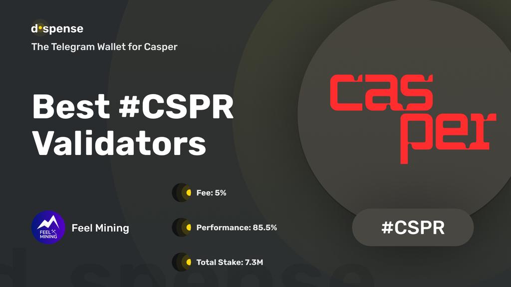 Dspense Wallet (#CSPR, #Telegram) tweet media