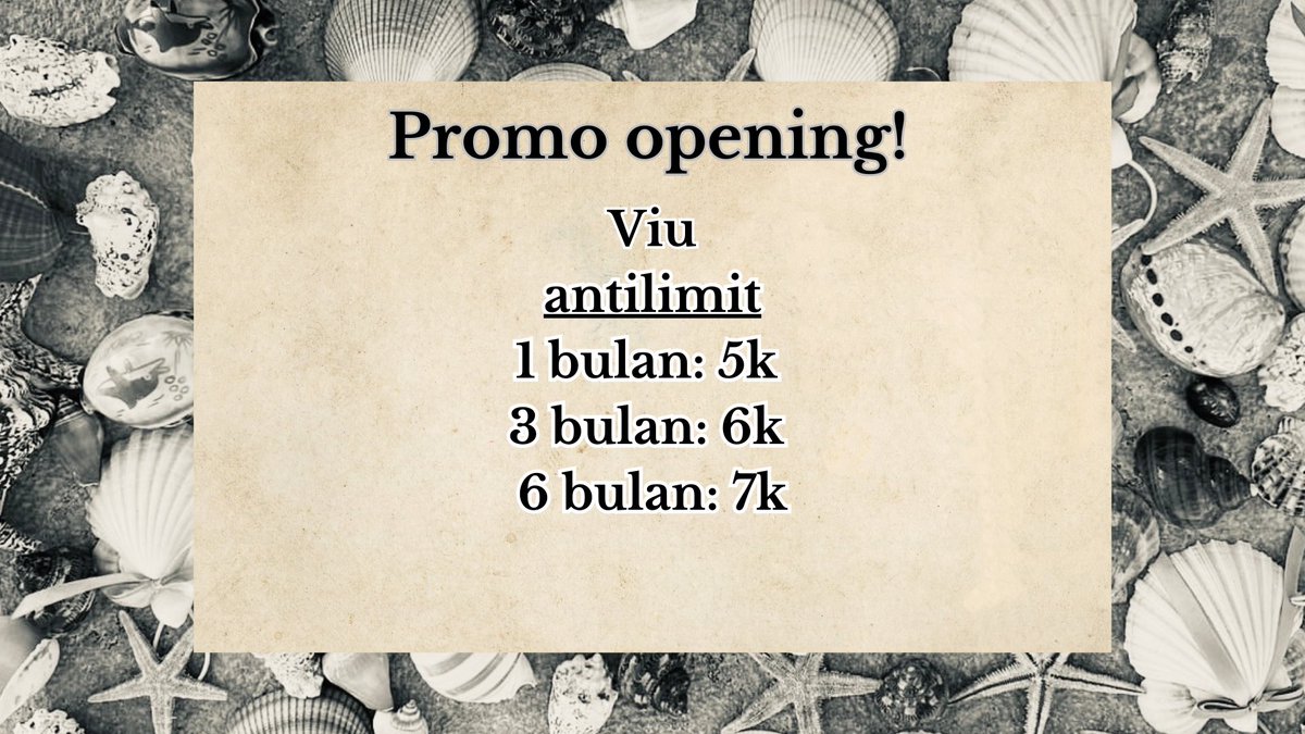 your retweet and like means a lot to me! 🌟

halo semuanya, dalam rangka hari pertama jualan aku bakal ngadain promo opening! promonya akan tetap berlaku selama stok masih tersedia! jangan sampai kelewatan loh! best deal abiez ini! #zoauang #ZonaBA #Zonajajan