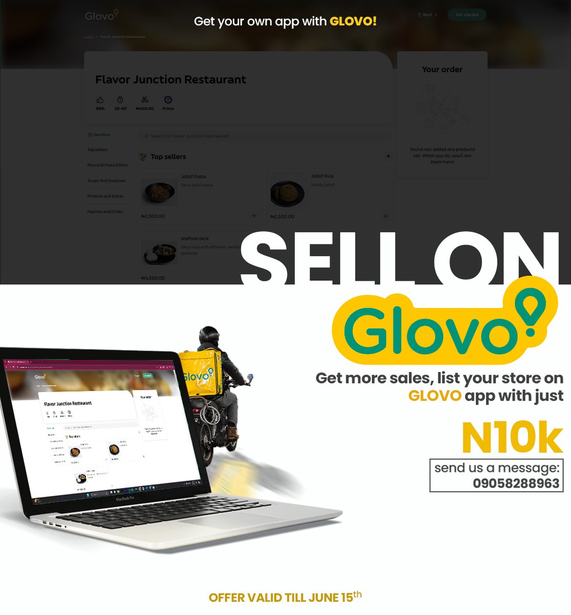 iam_pacc's tweet photo. @instablog9ja Boost sales, get more orders with seamless payment systems!
List your store on glovo, thank me later, 👇🏼 
https://t.co/vBE14puVme https://t.co/RPZJtDwaI7