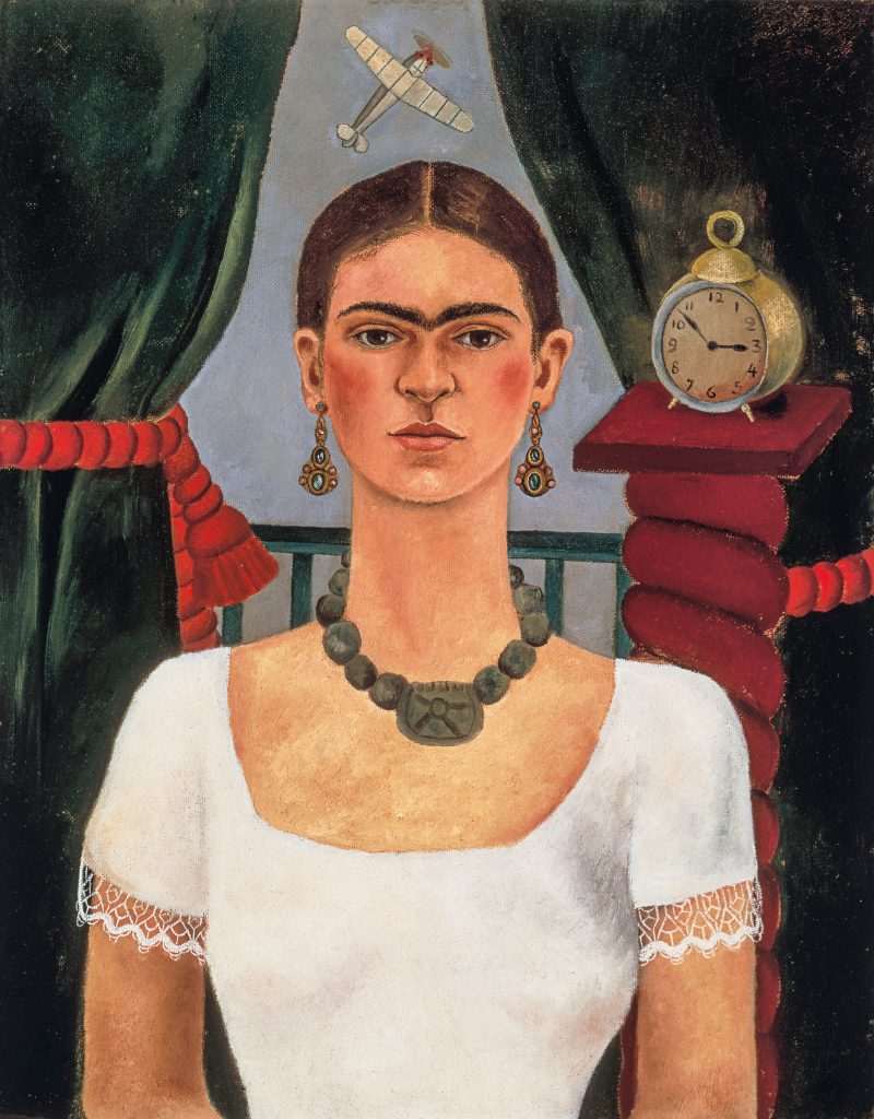 Frida Kahlo,  Self-portrait (Time Flies), ca. 1929 #WomensArt