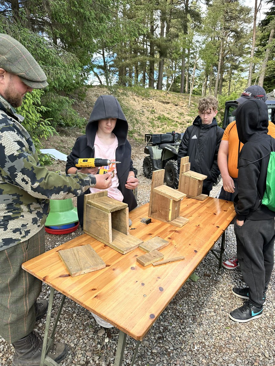 BMCerratic's tweet photo. A great day of #outdoorlearning  at Glen Ogil Estate with Rural Skills Course pupils yesterday hosted by #angusmoorlands group. Showcasing the many benefits Grouse Moors have on biodiversity, the economy and local communities. https://t.co/bJWhnNlb5p