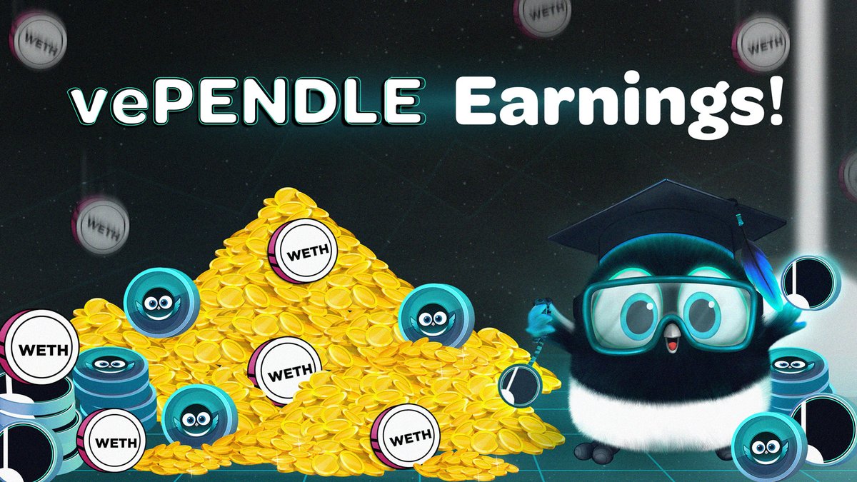 Over the past month, we have accumulated approximately 31 WETH from vePENDLE's base APY and 188 WETH from vePENDLE's voter APY.✅

We will use the 31 WETH from the base APY to buy back $PNP and send it to the <a href="/Penpiexyz_io/">Penpie</a> Treasury to be used as bribes as per PIP#5.✍️