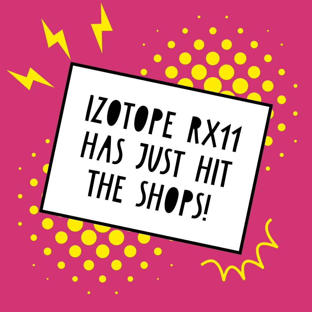 RX11 has just hit the shops!

Let’s take a look and see if it’s worth the hype.

Izotope RX11 Webinar
🗓️ Wednesday 19 June
⏰ 3pm BST | 4pm CEST | 10am EDT | 7am PDT
🤑 £40

It's recorded, so don't worry if you can't make it live.

b-double-e.co.uk/events/izotope…