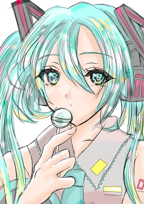 「hatsune miku hair ornament」Fan Art(Latest)