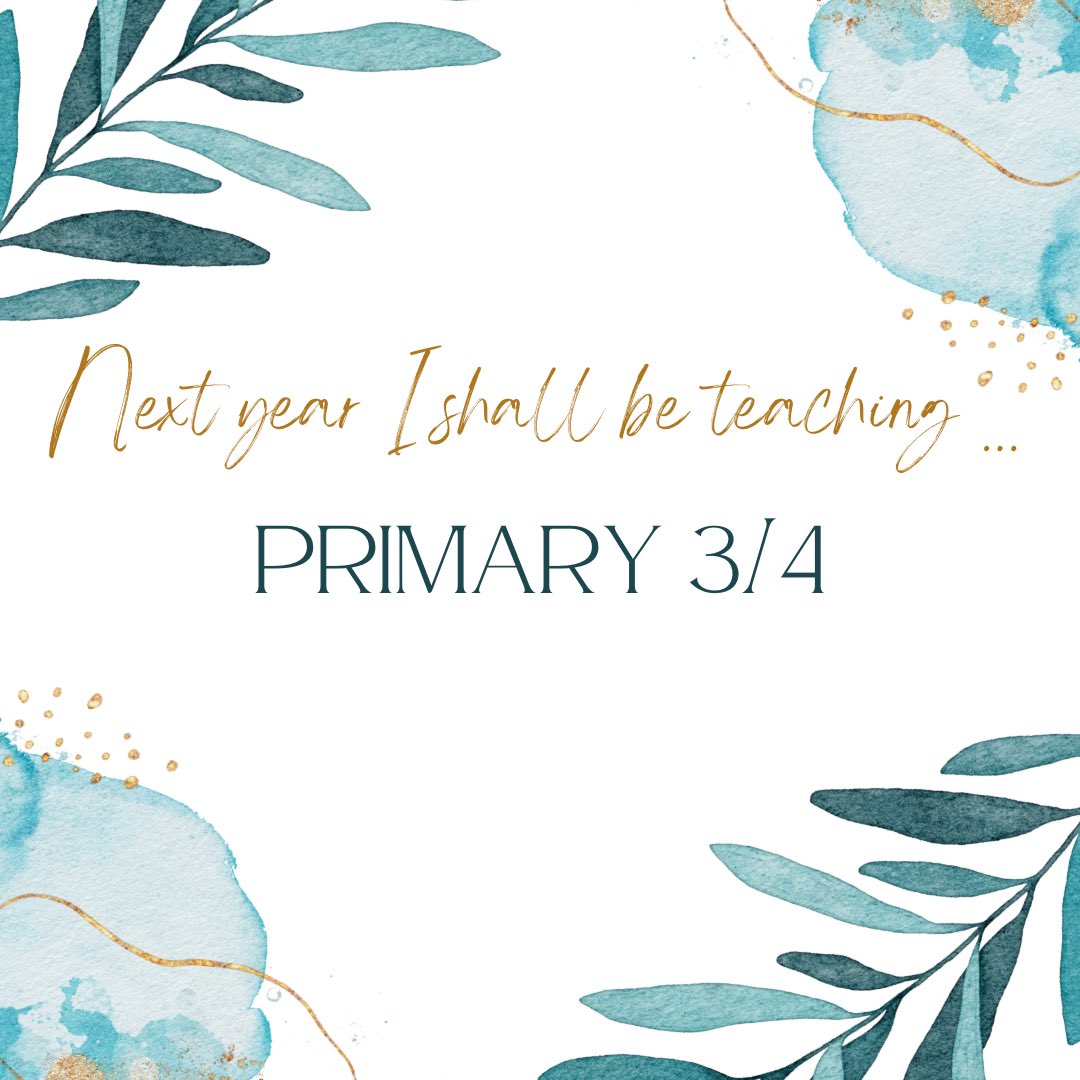 Mr_MooreTeaches's tweet photo. I am very excited to announce that for my NQT year I shall be teaching β¦ P3/4!!
Iβm really excited for this new chapter and the beginning of my teaching career! Canβt wait to get started with my amazing class!
#primaryteacher #primary #middleyears #primarythree #primaryfour https://t.co/mKIWBdMkUt