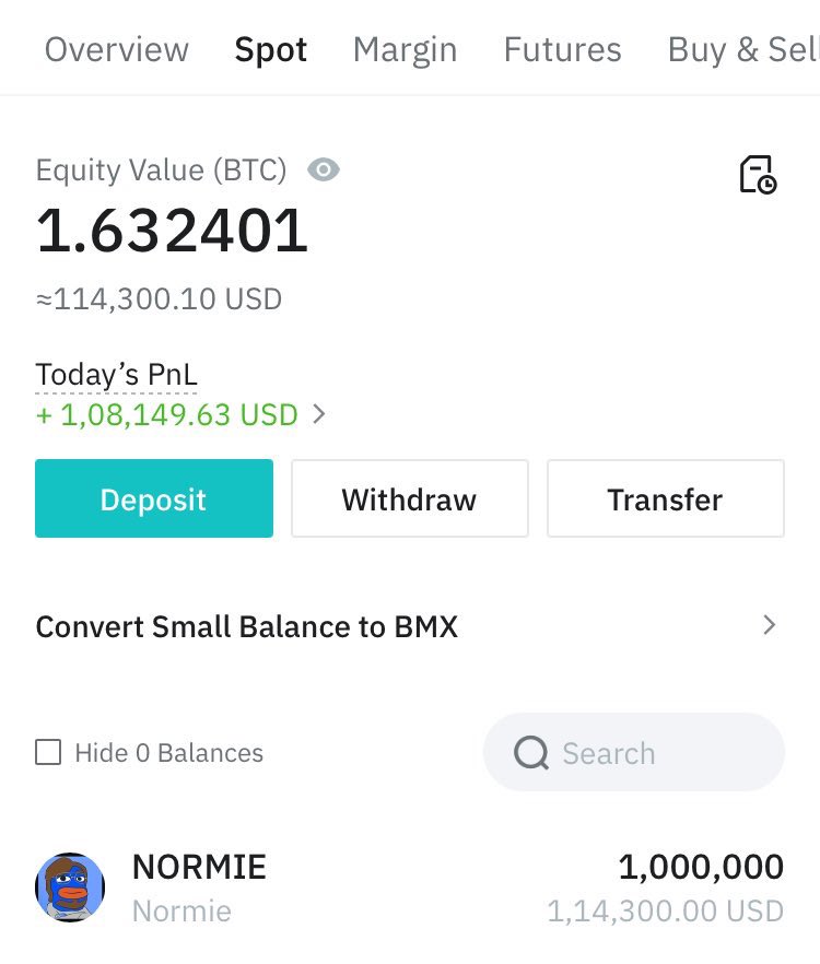Honeyxgpt's tweet photo. Good news ( $Normie ) holders : Exchanges have been airdropped $ETH as well.
I'll giveaway $20,000 to 20 random people who repost and follow @Honeyxgpt as promised.
I'll announce the winners as soon as @BitMartExchange releases my funds. https://t.co/25KONNIXAF