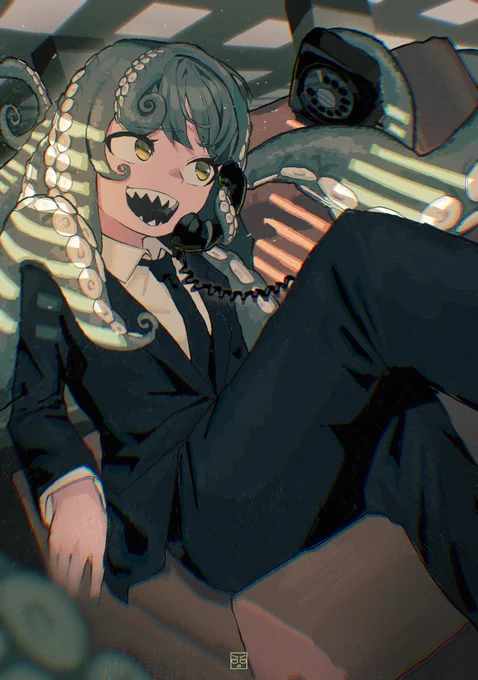 タコちゃんです!#創作 #oc #イラスト 