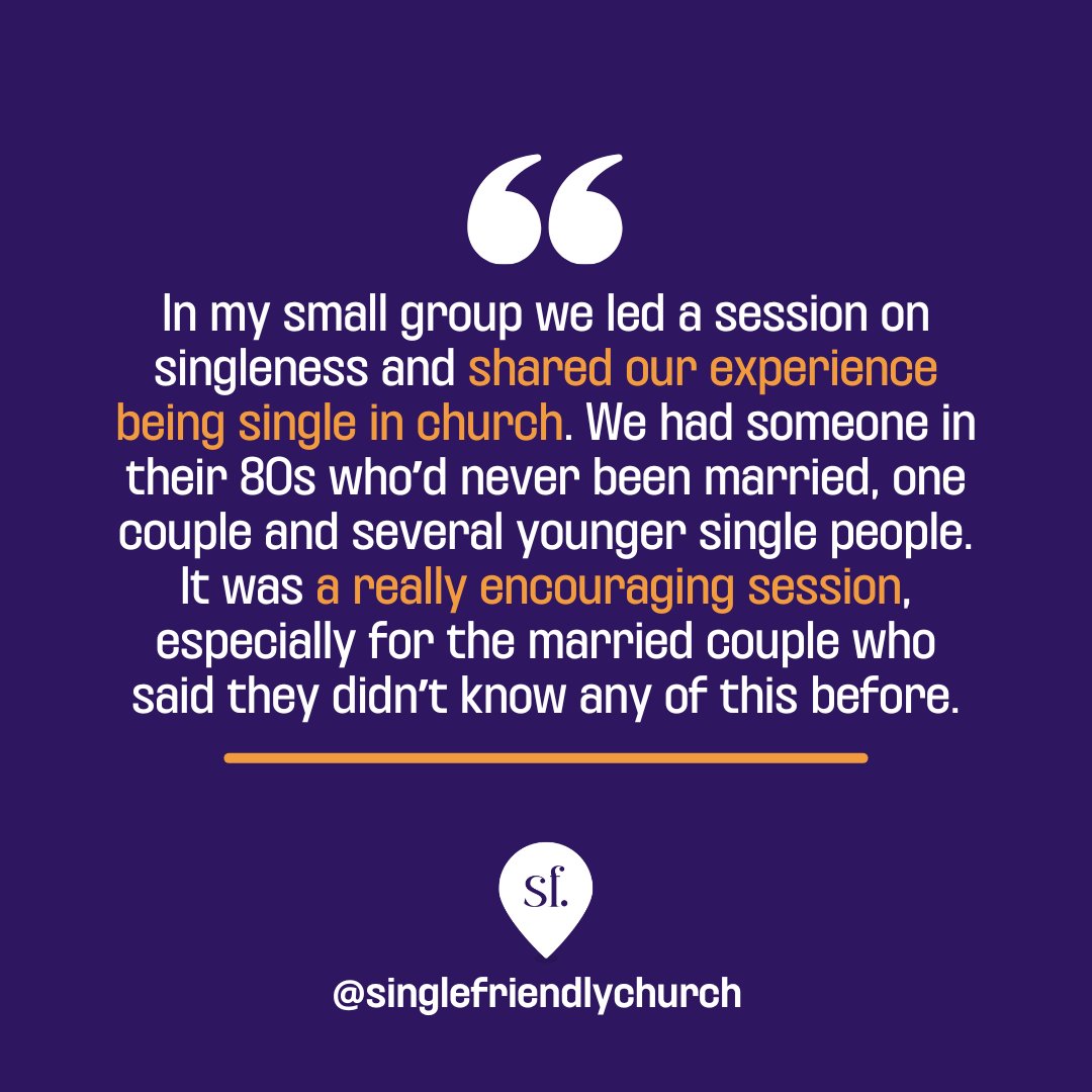 singlefriendlyc's tweet photo. Thank you to Rebecca who shared this with us @bigchurchfest! It's so great to have a space to share your experiences of being single in church - and this is where positive changes usually start! #SingleFriendlyChurchNetwork #SingleFriendlyChurch #SingleChristian #Church #UKChurch https://t.co/KgQxxlovcm