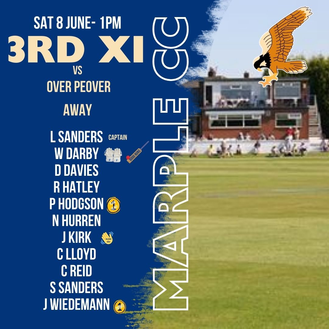 marplecc's tweet image. Saturday&apos;s teams - thank you to Edna Davies for the match ball sponsorship - hopefully we will do Stan proud ❤️