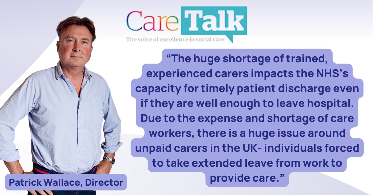 Our Director Patrick Wallace spoke to <a href="/CareTalkMag/">Care Talk</a> , about reforming the social care sector with investment and technology. With over 8,000 Care Professionals in the UK, Curam’s Care Professionals can help organise a speedy hospital discharge. Read the article on page 47 ➡️