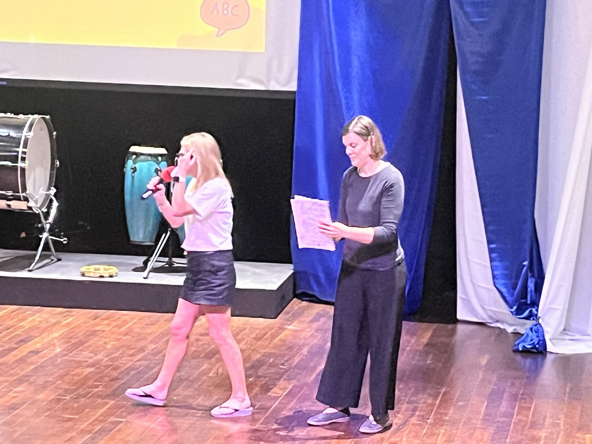 AISLusaka's tweet photo. At the Farewell Primary Assembly, awards were handed out for the Math Olympiad, birthdays for the month of June were recognised &amp; leaving students &amp; teachers were bade farewell. This all culminated in a grand finale where the teachers and our mascot performed some groovy dances. https://t.co/MpIhGIBdMK