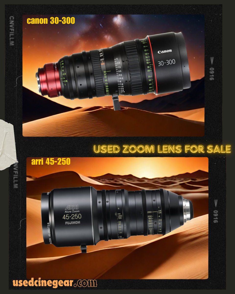 usedcinegear's tweet photo. π¨ππ²π± ππΆπ»π² ππΌπΌπΊ ππ²π»π? Today @usedcinegear present Canon 30-300 and Arri 45-250 for you.
Choose one #canon30300 or #arri45250π§? Contact us for more details.
#usedcinezoomlens #cinemalens #zoomlens #canon30300 #arri45250 #cinematography #camerarental #videozoom https://t.co/Y4Yr6Xostt