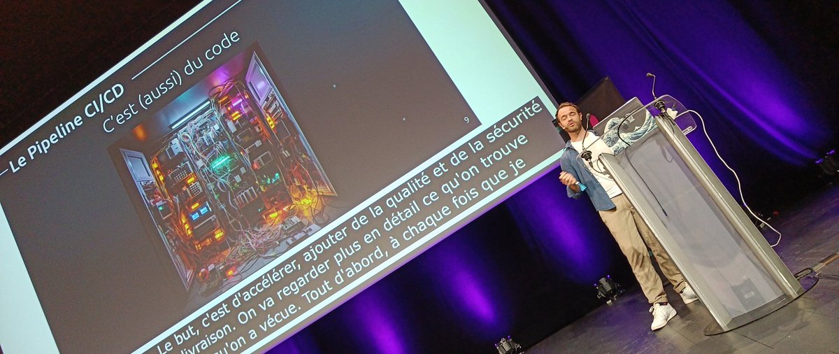 Après l'effort, le réconfort <a href="/DevfestLille/">DevLille</a>

<a href="/acoget/">aurelien coget</a> nous raconte comment faire le check-up de nos pipelines CI/CD ⛑️