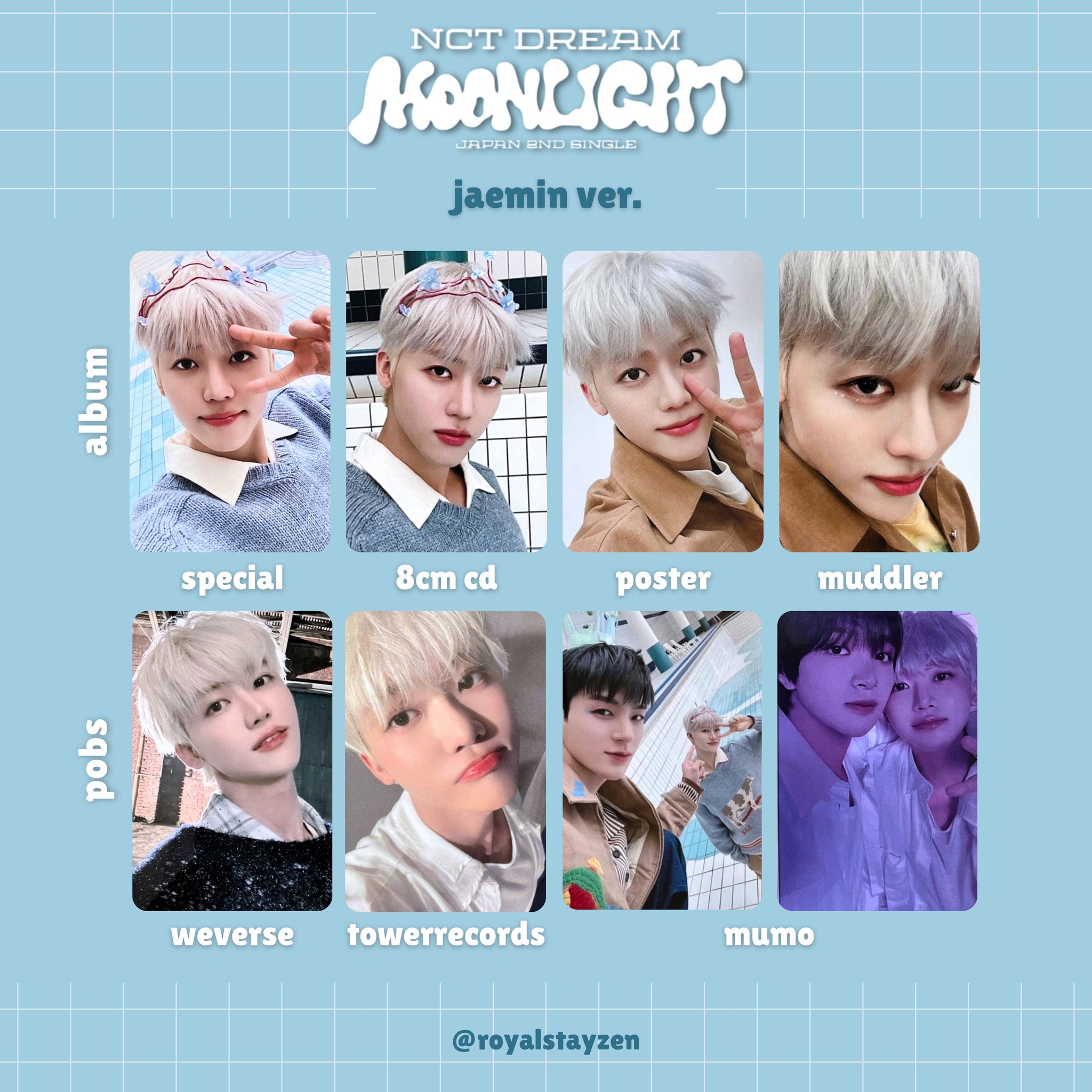 NCT DREAM ジェミン Moonlight weverse トレカ 2025年最新】nct dream