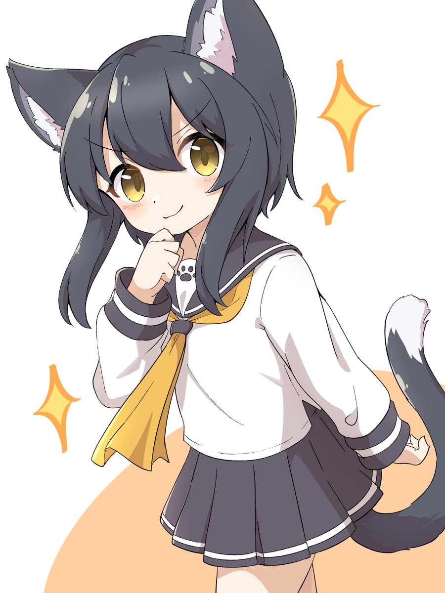 「気分はねこの日なのでねこっ娘 」|もがふぁるる。のイラスト