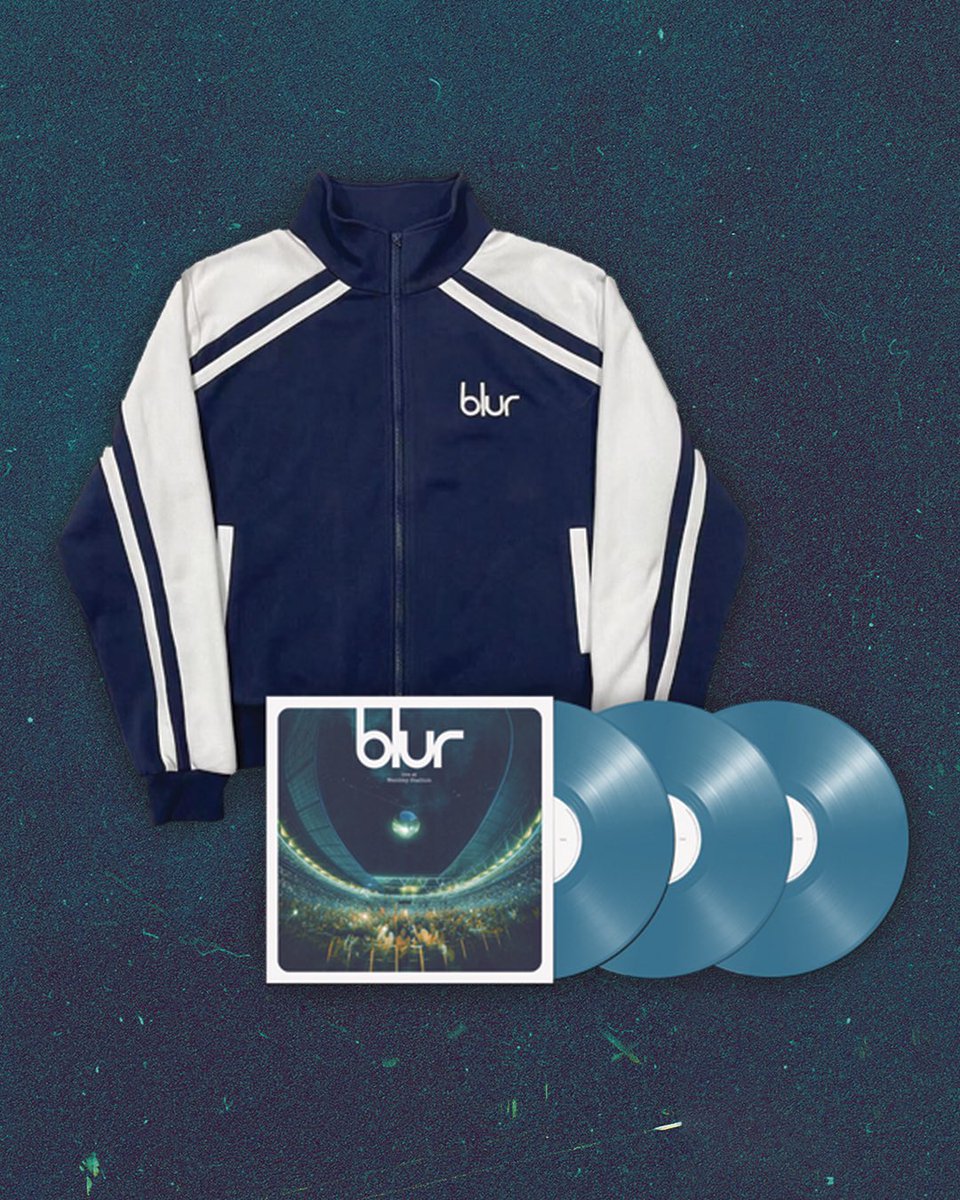 New track jacket and triple teal vinyl bundle now available to pre