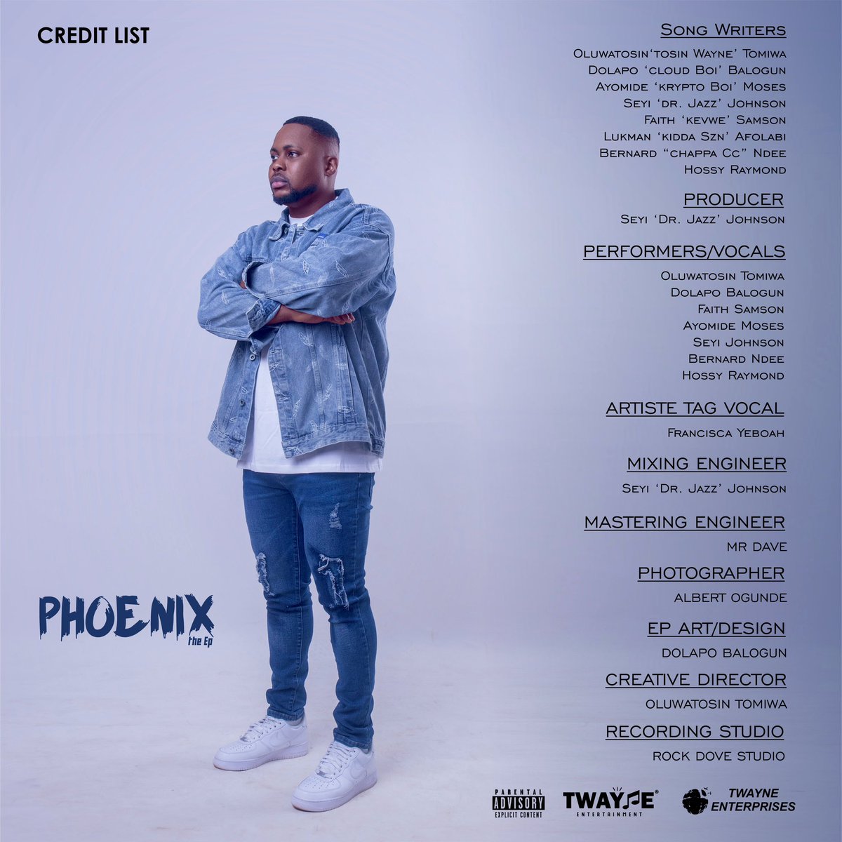 tosinwayne93's tweet photo. THE WAIT IS FINALLY OVER 💫MY DEBUT EP "PHOENIX THE EP" IS OUT ON ALL DIGITAL STREAMING PLATFORMS WORLDWIDE🚀 BIG LOVE❤️‍🔥 

https://t.co/LCsP5avcsa

Saka Tems Seyi @DONJAZZY @KizzDaniel @wizkidayo @davido @burnaboy @EMPIRE @emPawaAfrica  @iamdbanj @TEGAMAVIN @dprincejonzing https://t.co/KwsdvncriM
