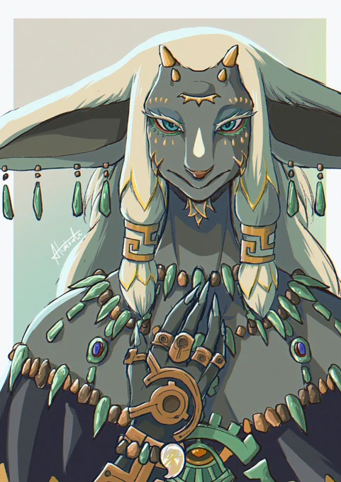ラウルとミネル(再掲) #Zelda #TotK