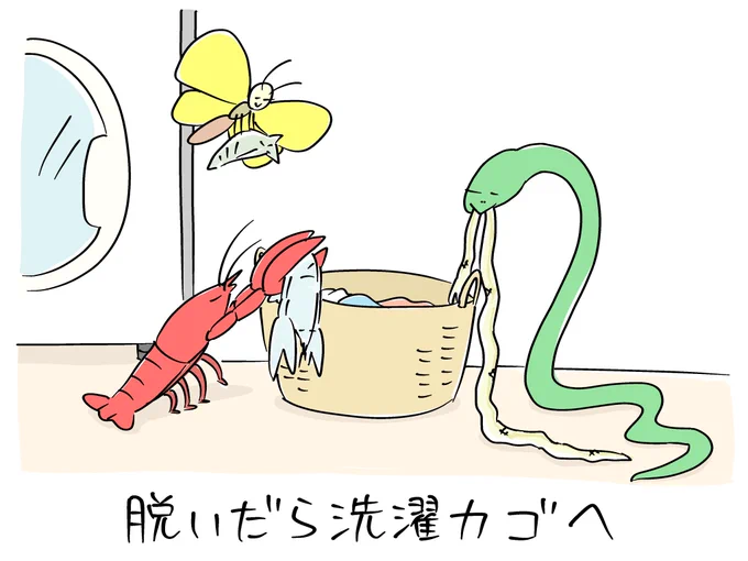 こんばんは。
脱ぎっぱなしはNGな「今朝のラクガキ」です。
#今朝のラクガキ 