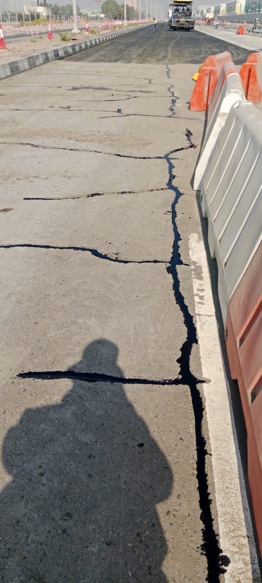 As part of our contract with AbuDhabi Ports and with the Copri Construction' collab,our  latest endeavor involved expert crack sealing at ICAD-1. Ensuring  longevity and durability in every project,we pride ourselves on  delivering top-notch solutions that stand the test of time.