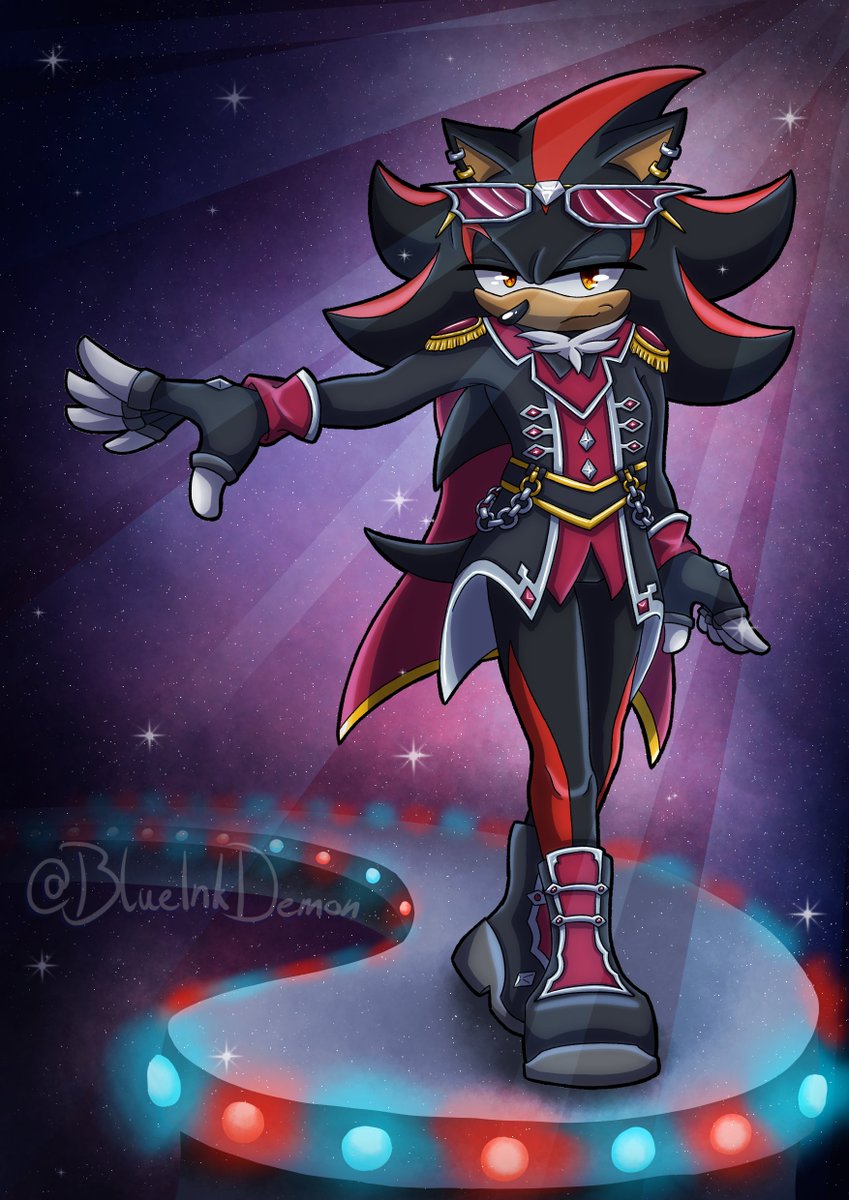 BlueInkDemon's tweet photo. Had way too much fun with this one!
#ShadowTheHedeghog #shadowidol https://t.co/y0BJPqFlZX
