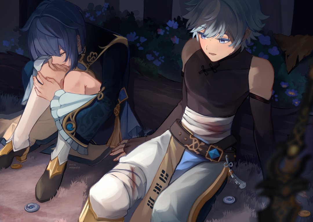 #あなたの親友を見せてください

I miss drawing my sons who have each other's backs 😢💙💙

#xingyun