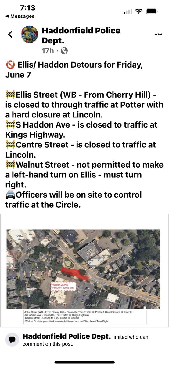 Please see road closures!