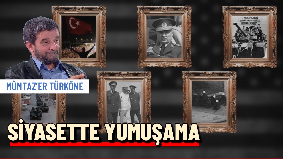 SİYASETTE YUMUŞAMA, hep yanlış anlaşılır. Yumuşama, tarafların gözettikleri hedeflerden geri adım atmaları, karşılıklı tavizkâr bir tutum içine girmeleri değildir; sadece kullanılan araçlar değişir. Balyozun üzerine kadife bir kılıf geçirirsiniz; seyredenler o yumuşak-sıcak