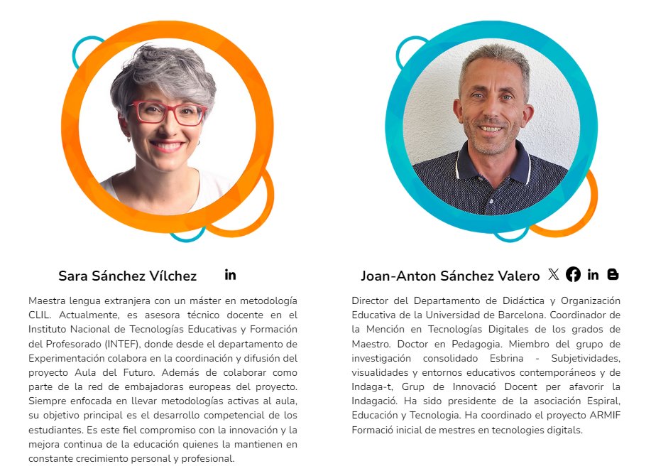 José Luis Serrano - eduHacking (@joseluisserrano) on Twitter photo 🎙️✨ El 27 de junio a las 16:30 estaré grabando por primera vez un episodio de podcast en directo y presencial desde Cáceres en las <a href="/jute2024/">JUTE24 Cáceres | Universidad de Extremadura</a>
jute24.net
Luego quedará publicado en #eduHacking
Tendré el placer de entrevistar a Sara Sánchez y <a href="/joan_a_sanchez/">Joan-Anton Sánchez</a> 👇🦾 🎙️✨ El 27 de junio a las 16:30 estaré grabando por primera vez un episodio de podcast en directo y presencial desde Cáceres en las <a href="/jute2024/">JUTE24 Cáceres | Universidad de Extremadura</a>
jute24.net
Luego quedará publicado en #eduHacking
Tendré el placer de entrevistar a Sara Sánchez y <a href="/joan_a_sanchez/">Joan-Anton Sánchez</a> 👇🦾