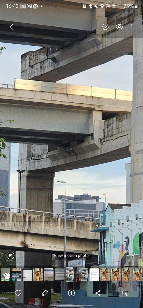 Eh flyover ni makin besar crack ke? 
Member tadi tengok.
Dekat Jalan Cheras.

Gambr First April 2024
Gambr Second June 2024

google.com/maps/@3.130061…

Kredit: Abdul Rahman A Samad