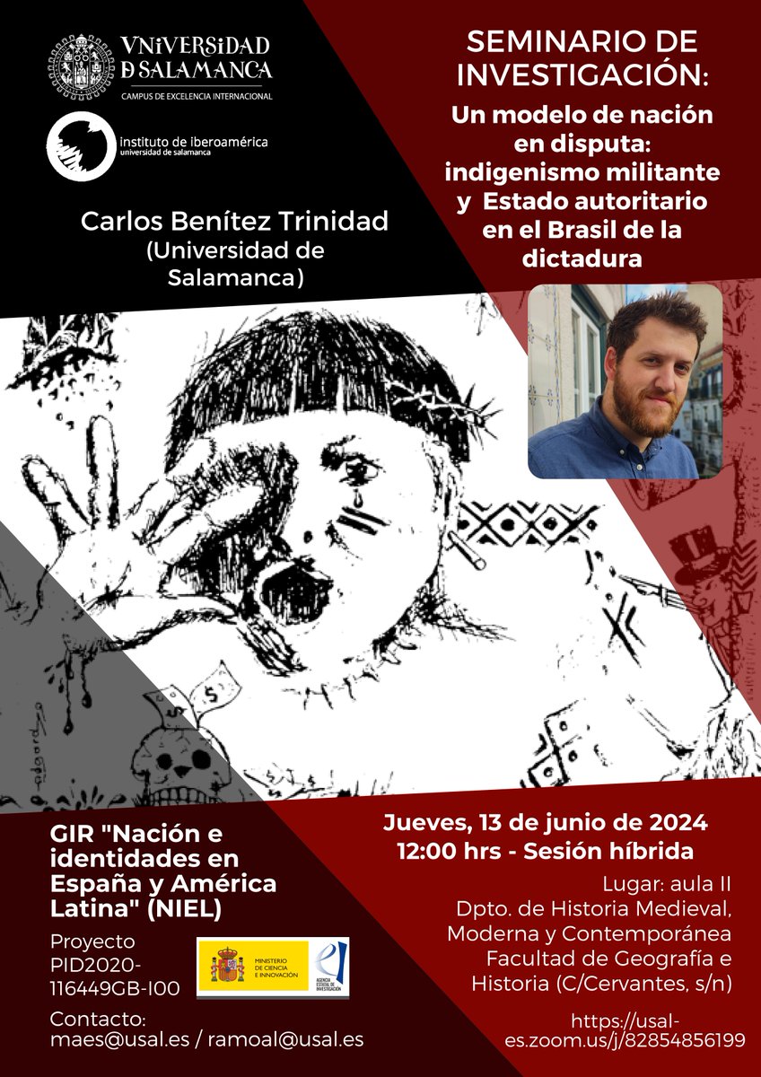 El jueves 13 tendremos un nuevo seminario de nuestro grupo. Discutiremos, presencialmente y en línea, sobre un texto de Carlos Benítez Trinidad.