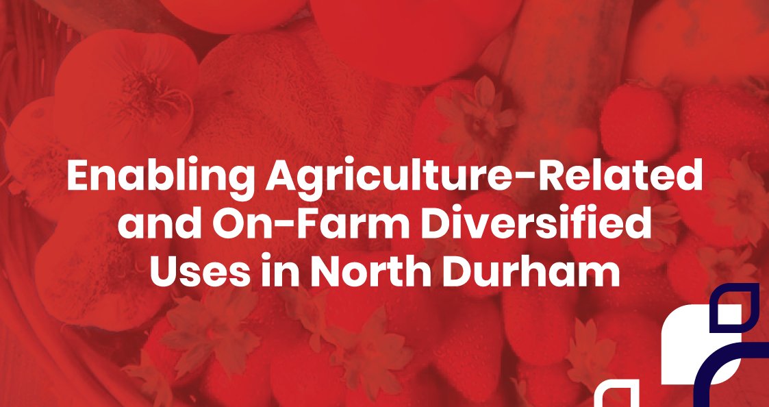 Durham Region is working on a study to update policies and processes to support agriculture-related and on-farm diversified activities in North Durham. Learn more about the study and how you can participate: bit.ly/4aThlCd. Your feedback is important to us.
