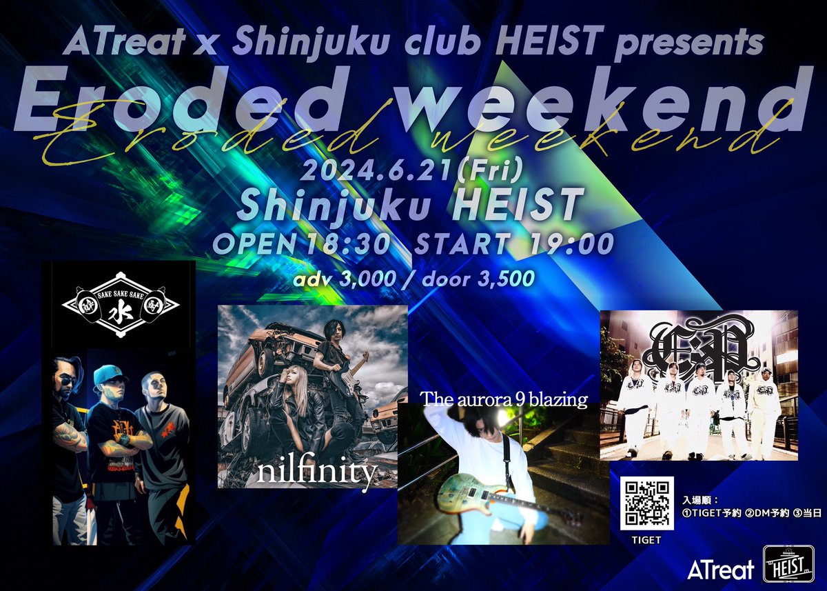 codeplayork's tweet photo. 次回ライブは6月21日(金)、新宿Heist
この日はyouth-Kが海外出張中の為、スペシャル構成で演奏します
出演はトッパーの19時から!
面白い日になると思います。
ぜひお楽しみに!
#playork #codeplayork #mixture #taprock #numetal #alternative https://t.co/aUiR6oldCm
