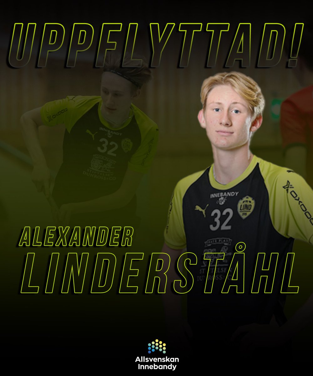 LINDERSTÅHL FLYTTAS UPP

Idag har vi glädjen över att meddela att framtidslöftet Alexander Linderståhl tar steget upp till vårt allsvenska herrlag inför kommande säsong 🖤💚

🖥️: ibklund.sportadmin.se/nyheter/?ID=95…

#ibklund #ibsilly #innebandyallsvenskan