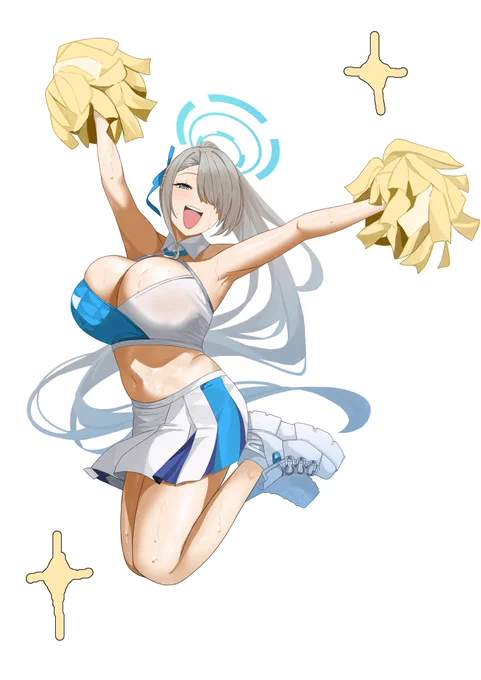 #ブルアカ チア アスナ