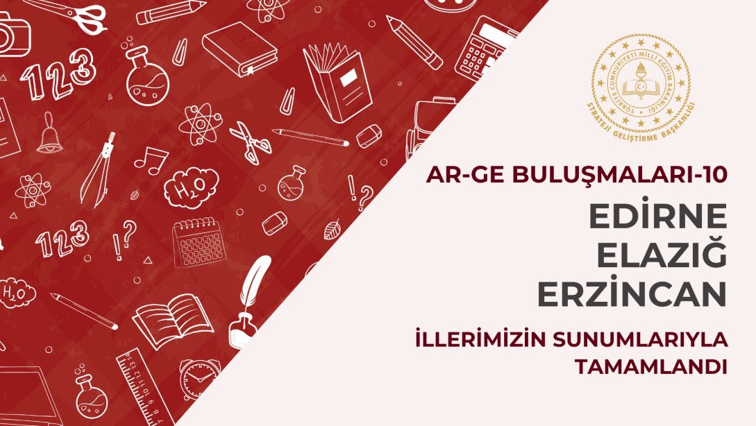 meb_sgb's tweet photo. “AR-GE Buluşmaları”nın onuncusu 81 ilden öğretmenlerimizin katılımı ile tamamlanmıştır. Buluşmada; Edirne, Elazığ ve Erzincan illerimiz sunumlarını gerçekleştirmiştir.

Detaylar için 🔗 https://t.co/IOwClpXlD1

@Yusuf__Tekin 
@kemalsamlioglu 
@ercanturk28 
@tcmeb https://t.co/mgNse2ouZ4
