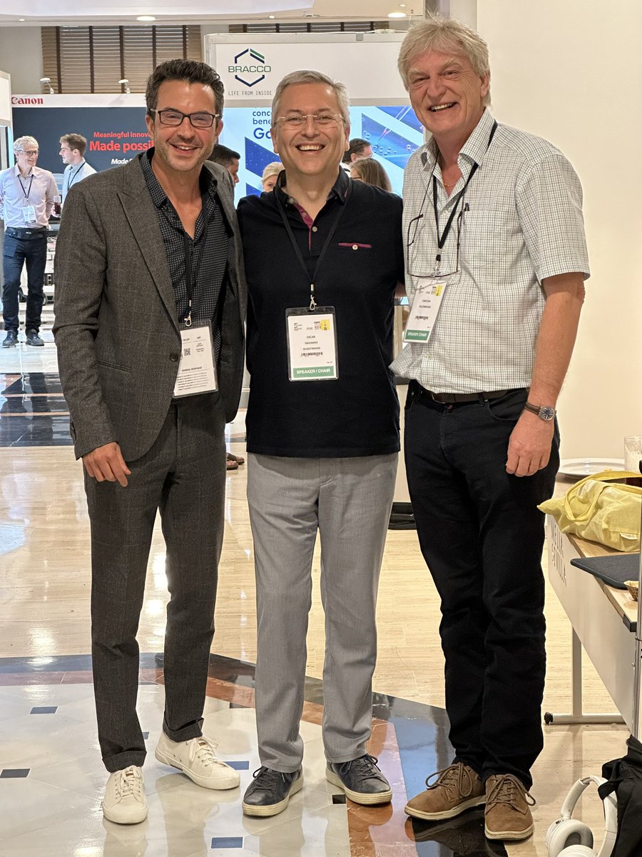 SKPedRadFellows's tweet photo. At #ESPR2024 with our former fellows Dr Ralph Gnannt & Dr Christian Kelllenberger, both now in Zürich, Switzerland https://t.co/D09C414r6M