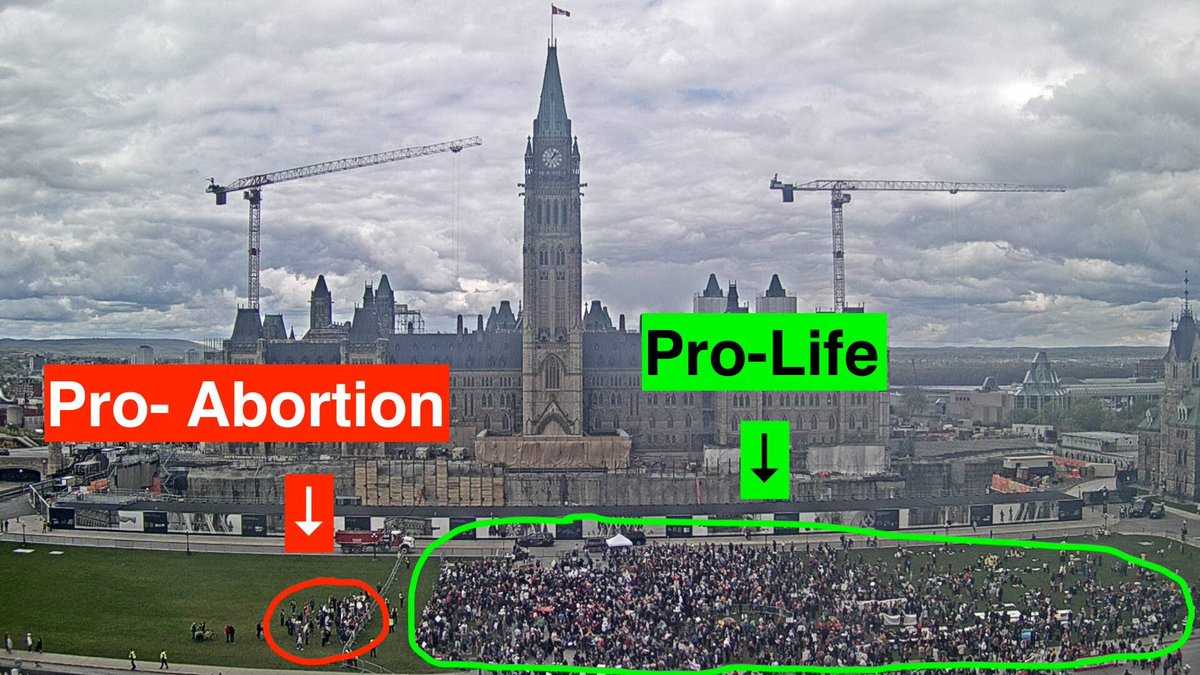 #MarchForLife  🇨🇦 #Canada Liberal Party push global population reduction & use abortion to kill babies. In the proaborts are Liberal MPs & J. Singh, NDP 

Campaign Life Coalition
I wonder why the legacy media outlets didn't show images of the National March for Life like this!