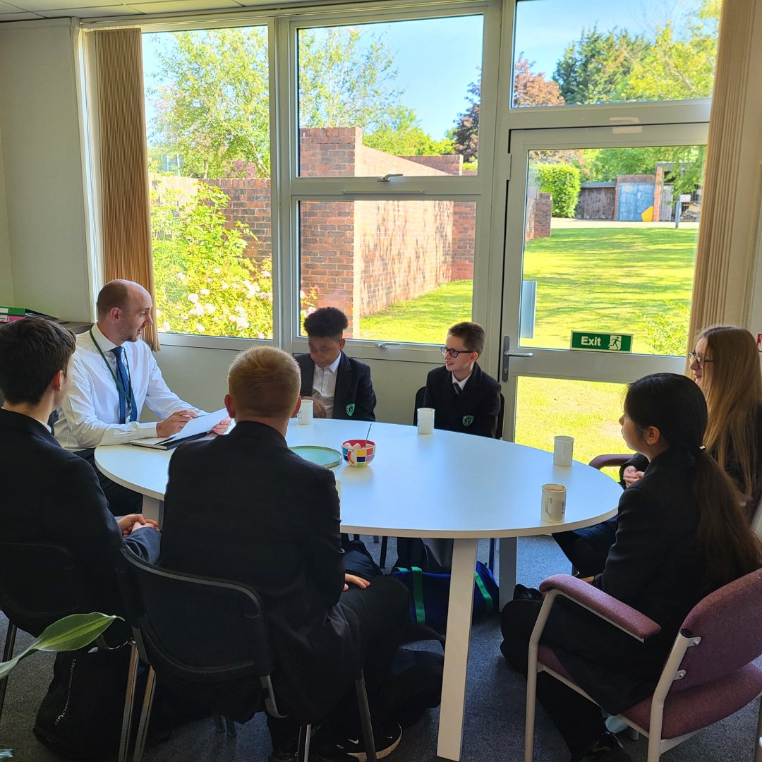 FearnhillSchool's tweet photo. Each Friday morning, a group of students who have gone above and beyond are selected to meet the Head for a hot chocolate. This morning six students enjoyed talking to Mr Spencer about their achievements. Congratulations everyone!
#hotchocfriday #meetthehead #fearnhillschool https://t.co/jjYSFduz4P
