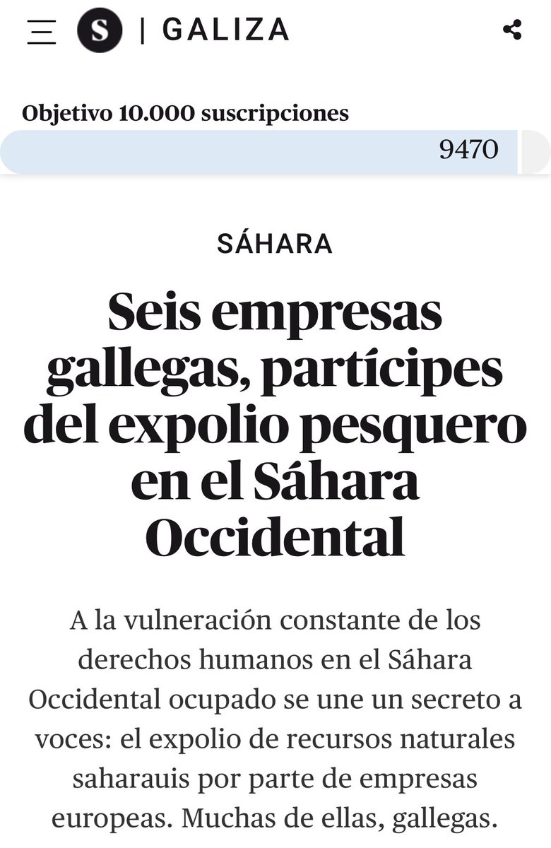 El conocido “pulpo gallego” en realidad es pulpo saharaui, robado de forma masiva en una constante colaboración entre empresas españolas y el régimen de ocupación marroquí. 

El 94% del pulpo que se consume en España, procede de las aguas territoriales del Sáhara Occidental.